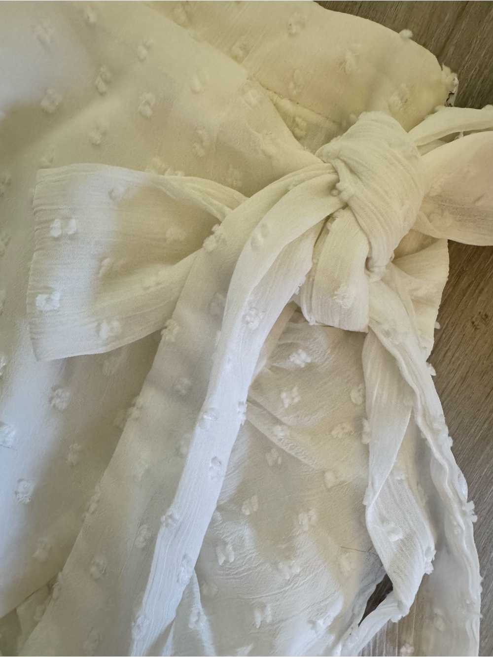 superdown White Ruffle Wrap Mini Skirt - Picture 5 of 9